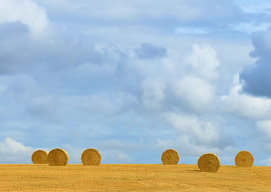 straw bales
