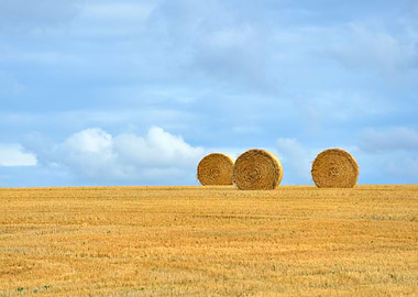 straw bales