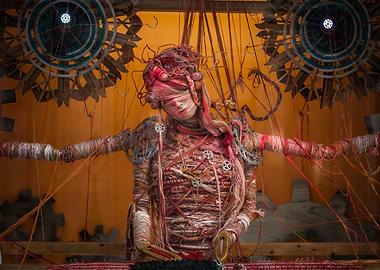 Cyberpunk Automaton Woman