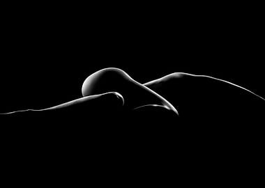 Nude woman bodyscape 7
