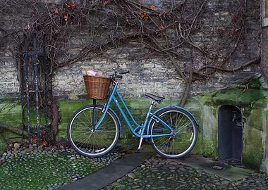 Blue Bicycle in Kent UK