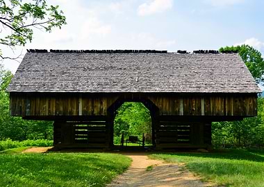 Drive though barn 1800s