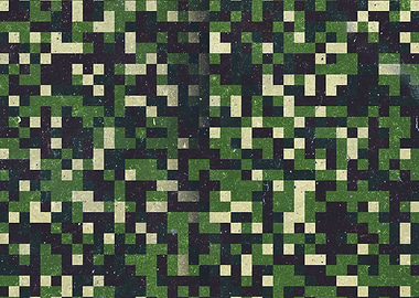 Digital Fractal Camouflage