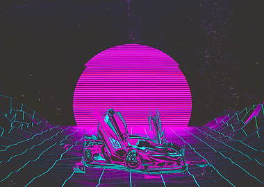 Cyberpunk Car Digital