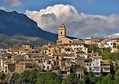 Polop Mountain village