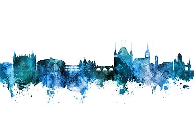 Thun Switzerland Skyline