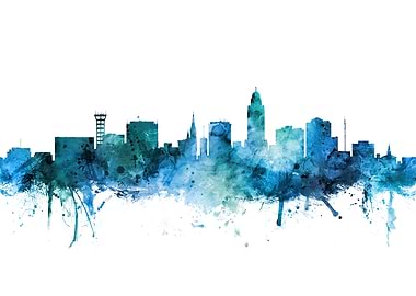 Lincoln Nebraska Skyline