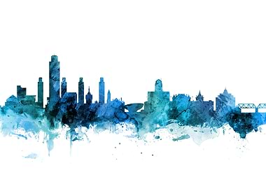 Albany New York Skyline