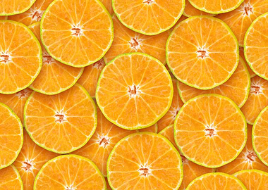 Sliced Orange Fruits