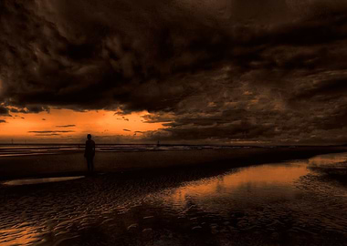 Another place at sunset