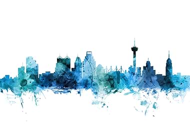 San Antonio Texas Skyline
