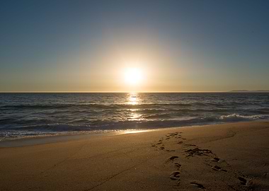 Sunset over the Atlantic