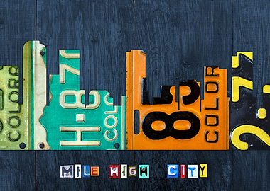 Denver Colorado Skyline