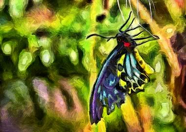 Brushstroke Butterfly