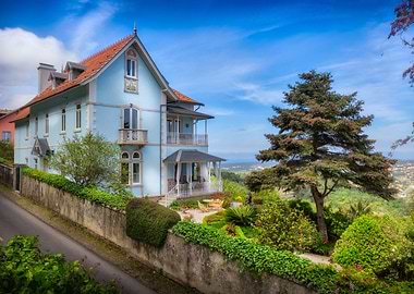 Classical Blue House