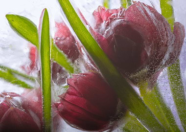 Tulips in ice 3