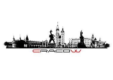 Cracow skyline