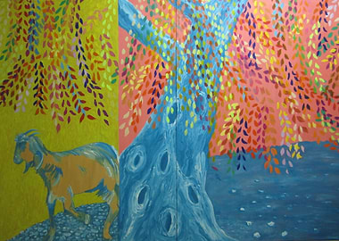 Mediterranean olive tree