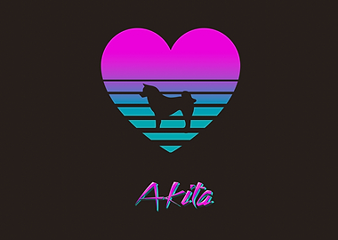Akita Vaporwave