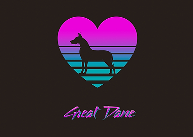 Great Dane Vaporwave