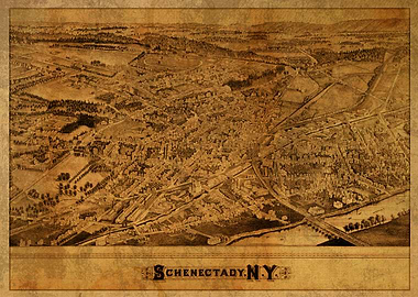 Schenectady New York Map