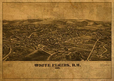 White Plains New York Map