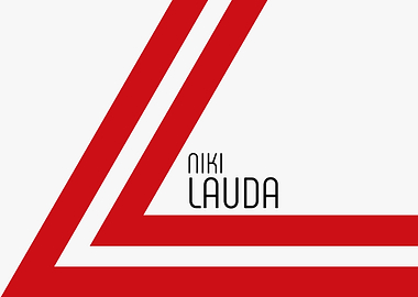 Niki lauda white helmet