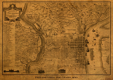Philadelphia Map 1875