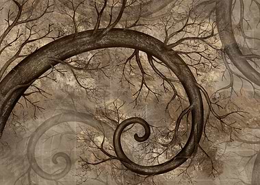 Golden Spiral Tree