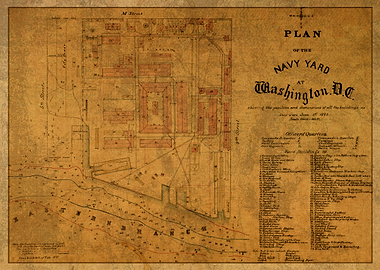 Navy Yards Washington 1881