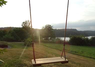 Swedish swing with a view