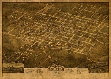Raleigh North Carolina Map