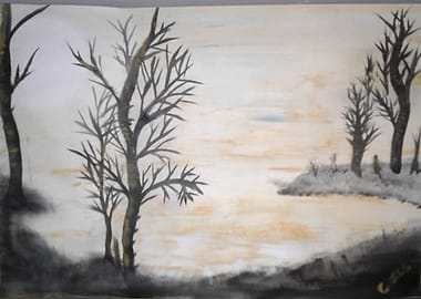 Cold winters morning