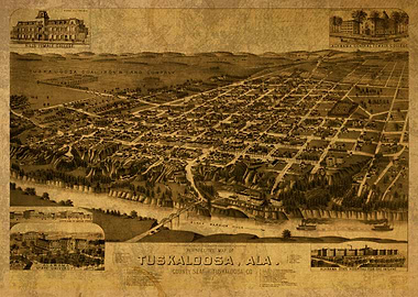 Tuscaloosa Alabama Map