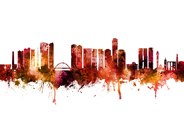 Tel Aviv Israel Skyline