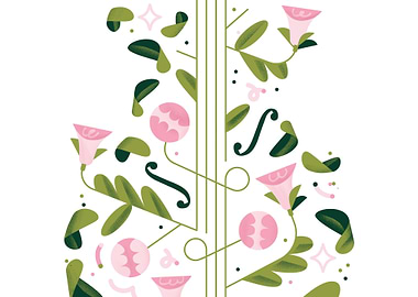Floral cello