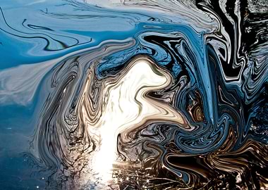 winter water reflections