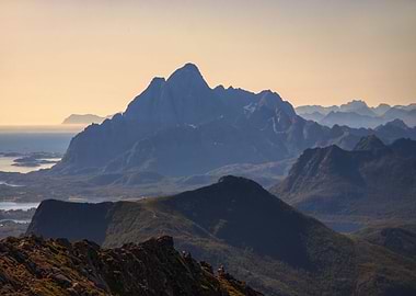 Lofoten in the evening