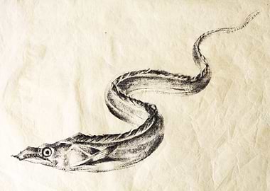 Cutlass fish Art Painting