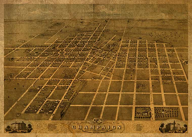 Champaign Illinois Map