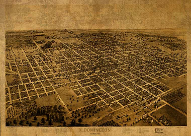 Bloomington Illinois Map