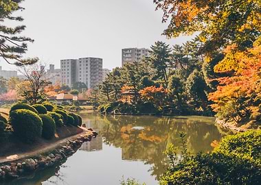 Shukkeien Reflections