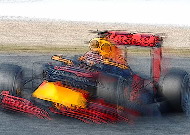 Formula 1 car racing