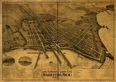Marquette Michigan Map