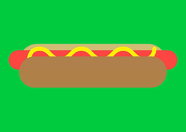 Minimalist Hot Dog
