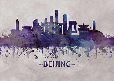 Beijing China skyline