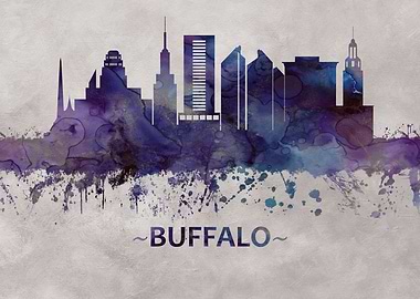 Buffalo New York skyline