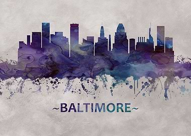 Baltimore Maryland skyline