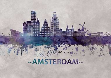 Amsterdam Skyline