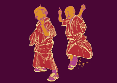 Young Monks